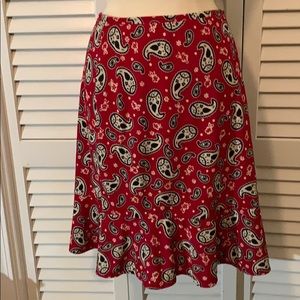 Harold’s Paisley Skirt Sz M